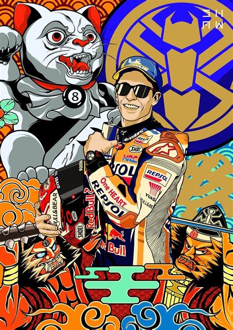 Discover the career of marc márquez from his beginnings in the enduro, to become six times world champion. Marc Marquez Motegi Japan 2k19 in 2020 | Comic book cover ...