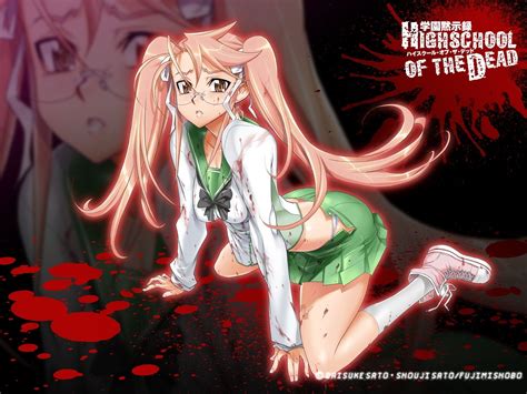 Wallpaper Id 1207718 Anime Saya Takagi 720p Highschool Of The Dead Free Download