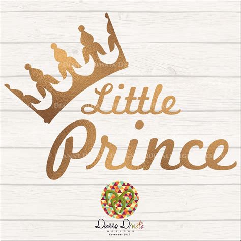 Little Prince Svg Crown Prince Cut File Royal Prince Vector Etsy