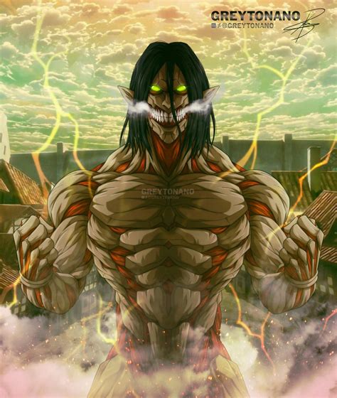 Eren Armored Titan By Greytonano On Deviantart Attack On Titan Tattoo