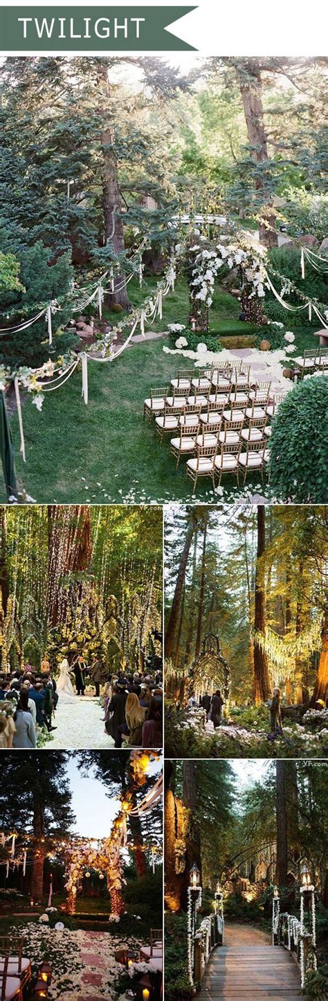 2016 Trending Twilight Forest Themed Wedding Ideas