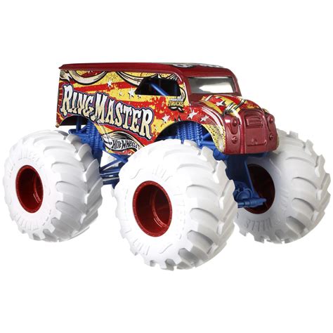 Hot Wheels Monster Trucks Scale Dairy Delivery Ring Master Truck