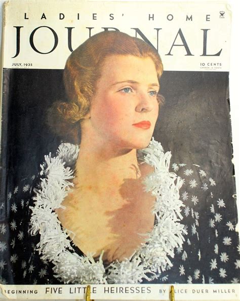 Ladies Home Journal July 1935 Magazine Journal Jul 1935