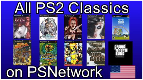 All Ps2 Classic Games On Ps3 From Playstation Store Youtube