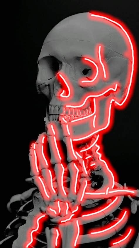 download neon skeleton wallpaper by nerdyisemo 6d free on zedge™ now b… fondos de
