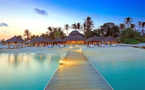 Free Download Maldive Islands Resort Hd Wallpaper 2880x1800 For