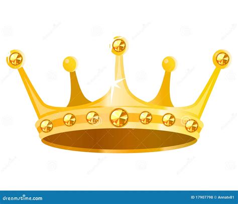 Gold Crown Black Background