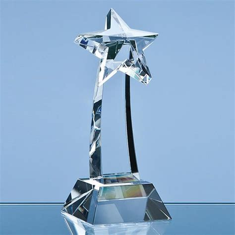 Star Shaped Trophies And Awards Glass Awards Star Shaped Glass Glass