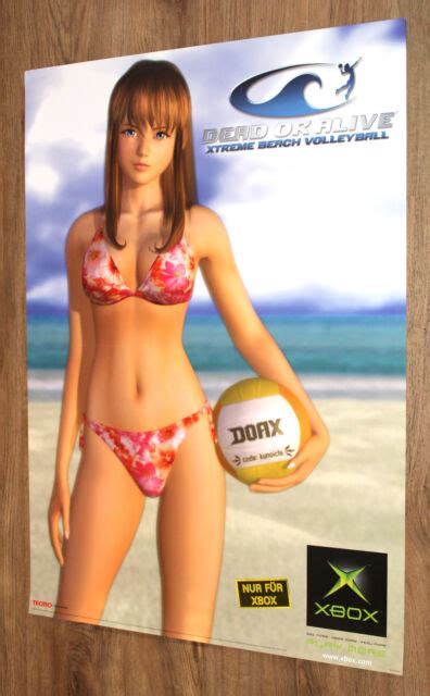 Dead Or Alive Xtreme Beach Volleyball Very Rare Promo Poster 84x595cm