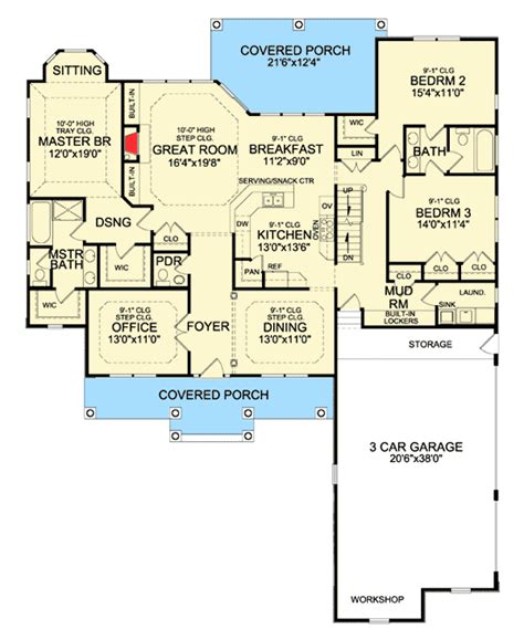 Rustic House Plan With Walkout Basement 3883ja Architectural