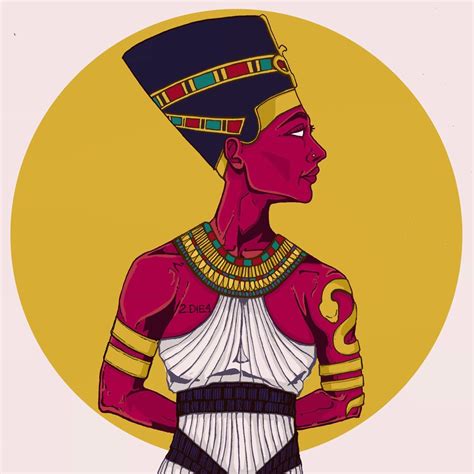 In An Alternate Universe Nefertiti Has A Tattoo Of 2pac On Her Chest 👑