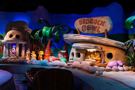 Theme Park Attraction Design The Flintstones Bedrock Adventure