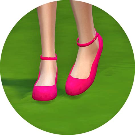 Women Shoes Ballet Flat Shoes The Sims 4 P1 Sims4 Clove Share