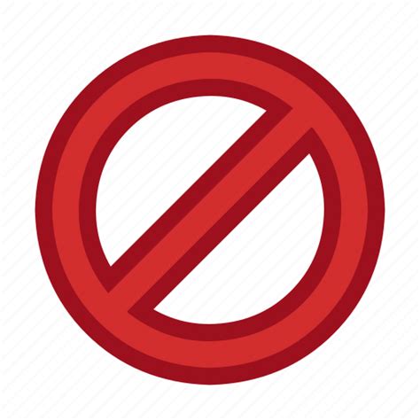 Blocked Cursor Disabled Forbidden Mouse Pointer Icon Download On