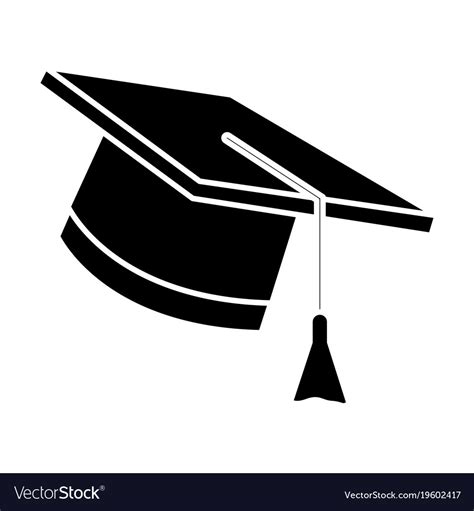 Graduation Hat Cap Royalty Free Vector Image Vectorstock