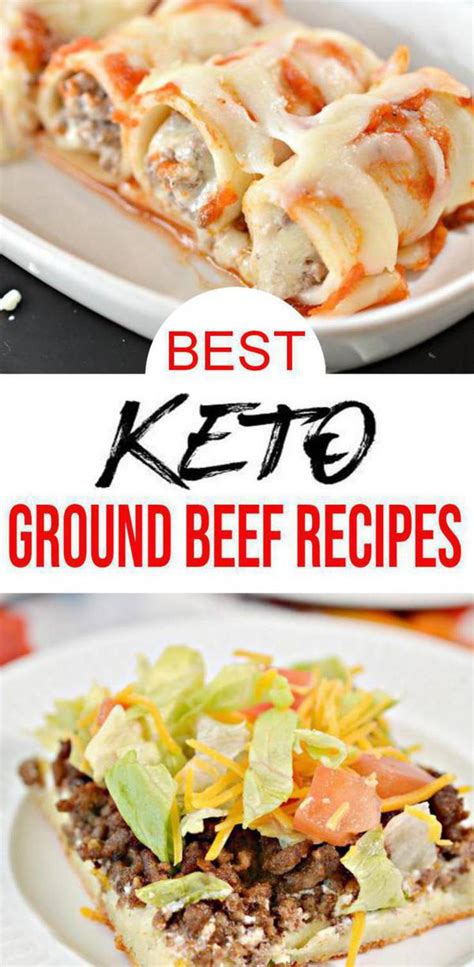 Feel free to swap out the ground beef for ground turkey or tofu crumbles. 10 Keto Ground Beef Recipes - BEST Low Carb Keto Ground ...