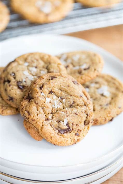 Sea Salt Brown Butter Chocolate Chip Cookies Greens And Chocolate