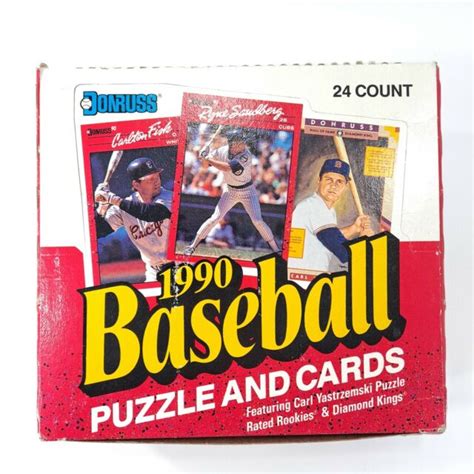 1990 Donruss Baseball Puzzle And Card Set Of 6 Featuring Carl Yastrzemski