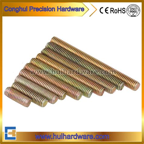 High Quality Astm A193 B7 Threaded Rods With Yellow Zinc Plated China