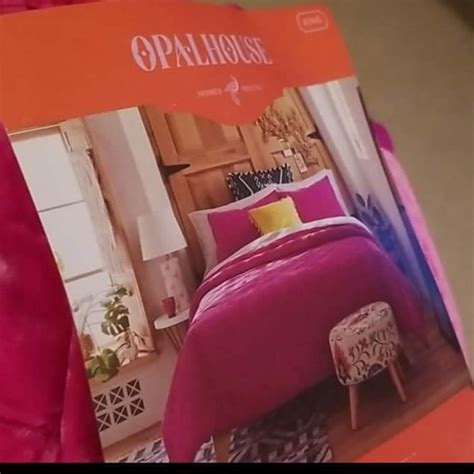 Opalhouse Bedding King Opalhouse Velvet Tufted Stitch Hot Pink Quiltnew In The Bag Poshmark