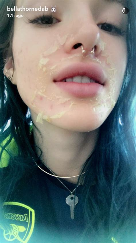 Bella Thorne SnapChat Video Bella Thorne Snapchats First Bikini Wax