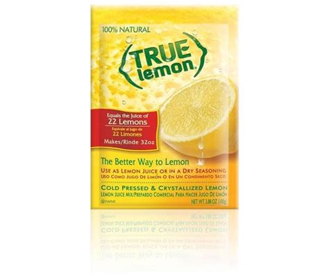 True Lemon Food Service Size 100 Natural Crystallized Lemon Juice Mix