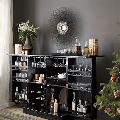 Mini Bar Furniture For Stylish Entertainment Areas Crate And Barrel
