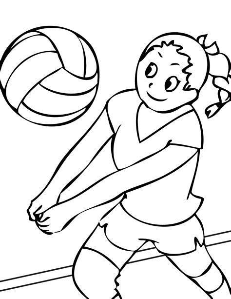 While you plan your visit, print these free printable beach coloring pages and color them up! Free Printable Volleyball Coloring Pages For Kids