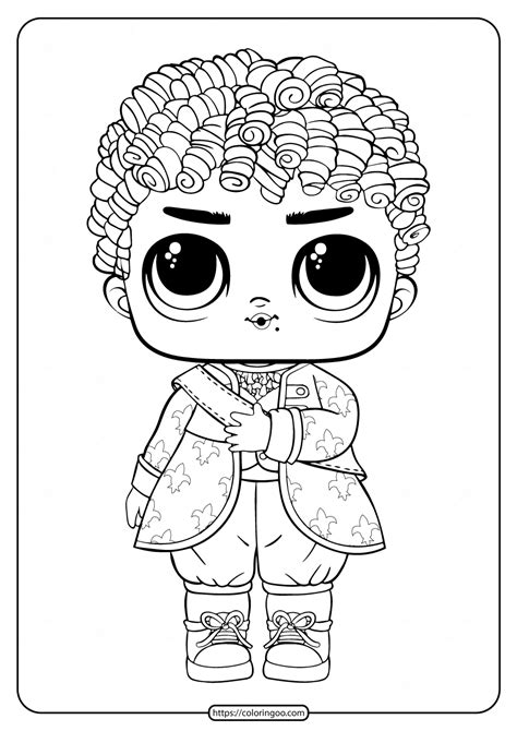 Added new lol omg dance dance dance, lol omg winter chill and lol omg remix coloring pages. LOL Surprise Boys His Royal High Ney Coloring Page