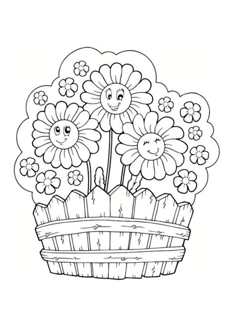 Coloriages De Fleurs A Imprimer Gratuitement