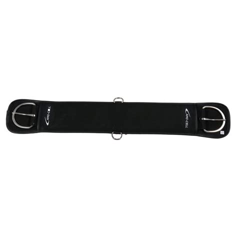 A Black Belt With Metal Buckles On It