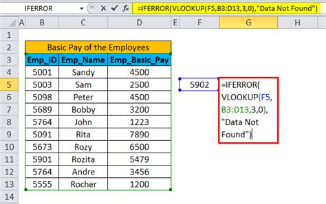 Register free for online tutoring session to clear your doubts. IFERROR with VLOOKUP (Formula, Examples) | How to Use?