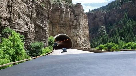 The Tunnels Of I 70 Colorado Westbound Rear View Youtube