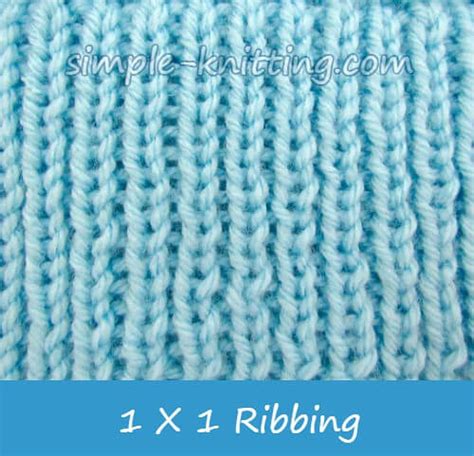 Rib Stitch Patterns How To Knit Ribbing