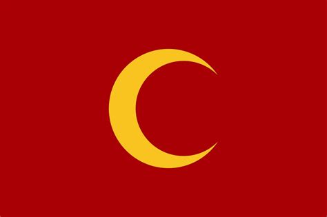 Ottoman Empire Standard Flag 150x90cm 3x5ft Turkey Etsy