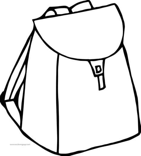 Bag coloring pages are a fun way for kids of all ages to develop creativity, focus, motor skills and color recognition. In School Bag Coloring Page | Coloring pages, School ...