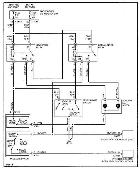 As noted, there is only the rear fuses on top of the battery. E36 M3 Aux Fan Switch Wiring Diagram