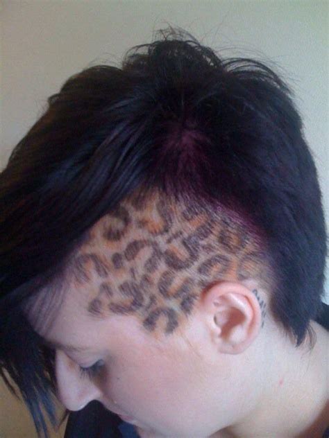 Leopard Print Hair Tattoo By Karenza Leopard Print Hair Hair Tattoos Dreadlocks Hair Styles