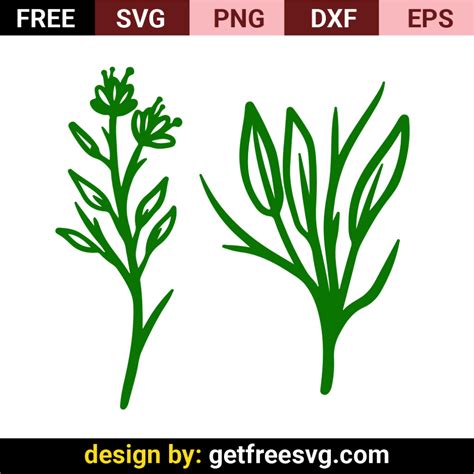 Free Floral SVG Cut File PNG DXF EPS 07-Free Floral SVG