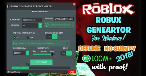 Real robux generator free robux no human verification no download no survey no offers Robux Generator No Verification 2018 | Free Roblox ...