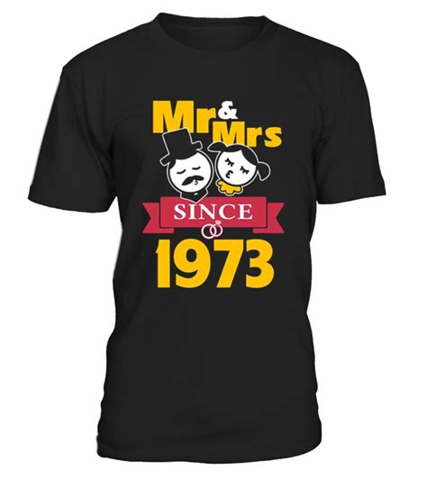 Pin On Wedding Anniversary T Shirt Mr And Mrs Since T