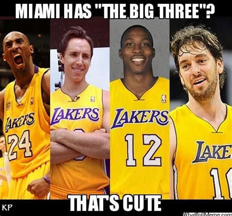 I hear a lot of people say, lakers in 5, clippers in 4 a lot. lakers starting five 2012 /2013 | Memes, Lakers, Cute