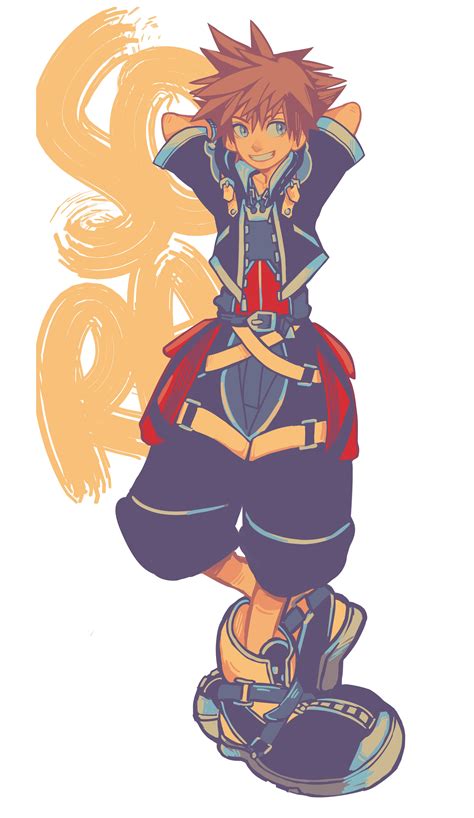 Most Awesome Drawing Of Sora I Have Seen So Far Kingdom Hearts Ii