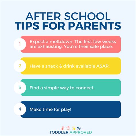 After School Tips For Parents Toddler Approved
