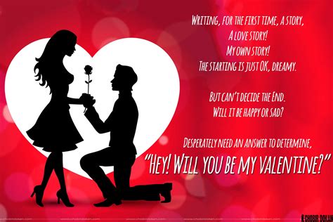 Will You Be My Valentine Poems For Himher With Images February 2016