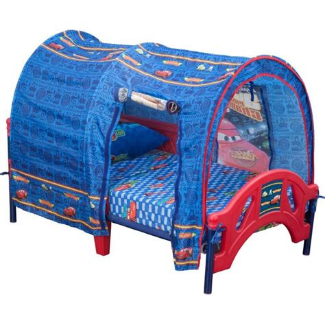 We all want our kids to be. Delta Children Disney Pixar Cars Tent Toddler Canopy Bed ...