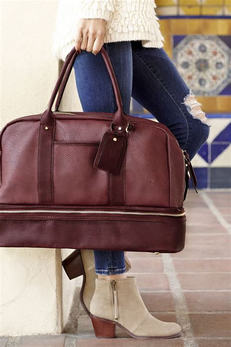 The Perfect Carry On Travel Bag With A Bottom Compartment For Shoes