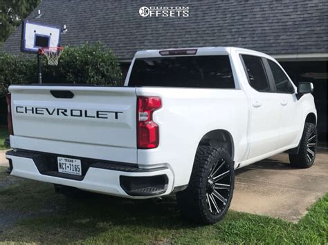 2020 Chevrolet Silverado 1500 Wheel Offset Aggressive 1 Outside