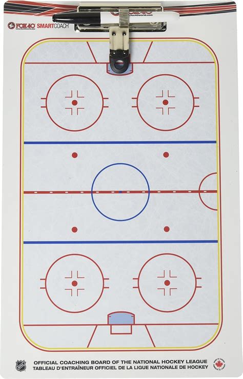 Smartcoach Pro Clipboard Ice Hockey Marker Boards Amazon Canada