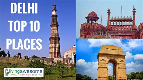 Delhi Top 10 Places Must See Best 10 Places In Delhi Youtube